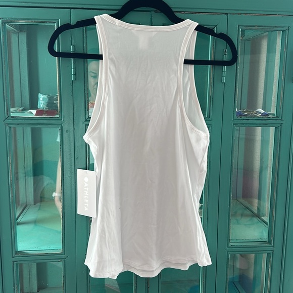 Athleta bright white signature Ribbed Cami NWT sold out online - Picture 7 of 7
